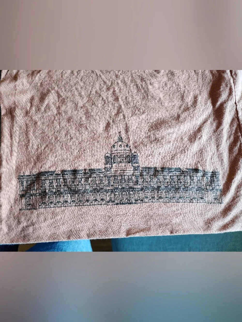 Kunst Museum Wien Muted Pink Tote Bag